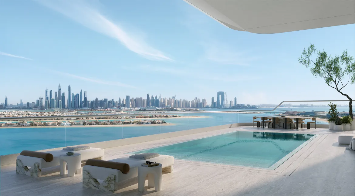 luxury 4 Bedroom Duplex in Dubai Palm Jumeirah City Skyline / Beach View - Image 2